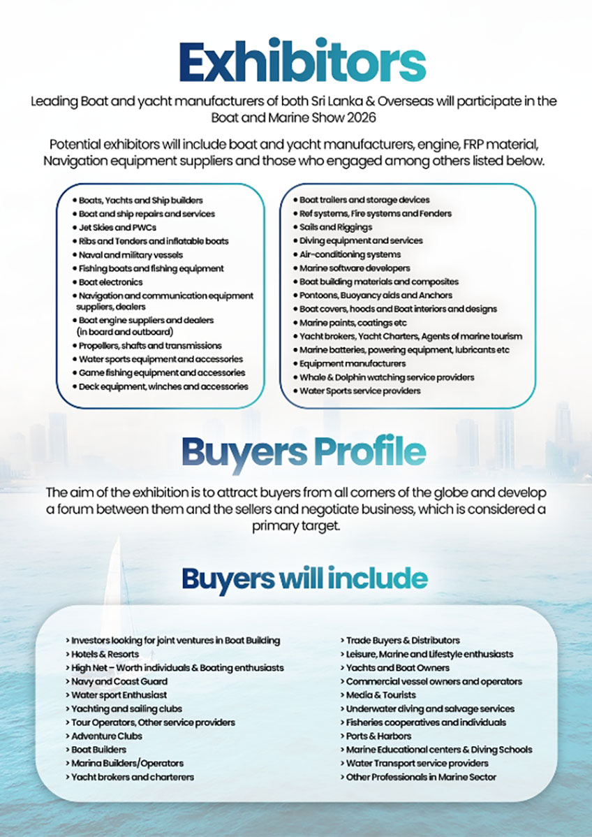 Boat & Marine Show Sri Lanka 2026